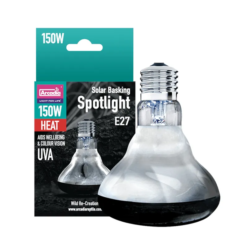 Arcadia Solar Basking Spotlight E27 150 W 2800K mit UVA Mega-Angebot